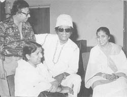 with R.D.Burman,kishore & Lata